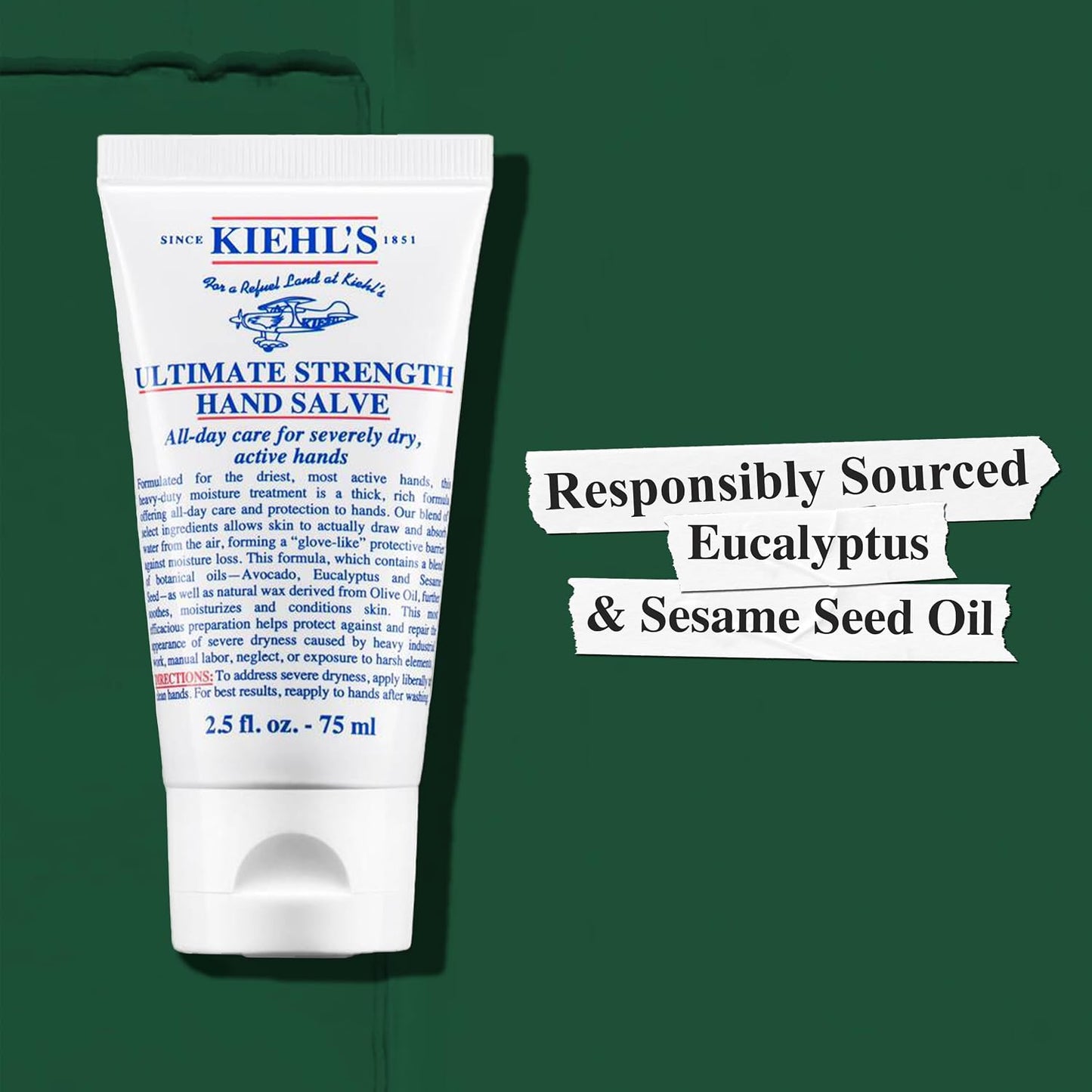 Kiehl's Ultimate Strength Hand Salve, Deeply Hydrating Hand Lotion