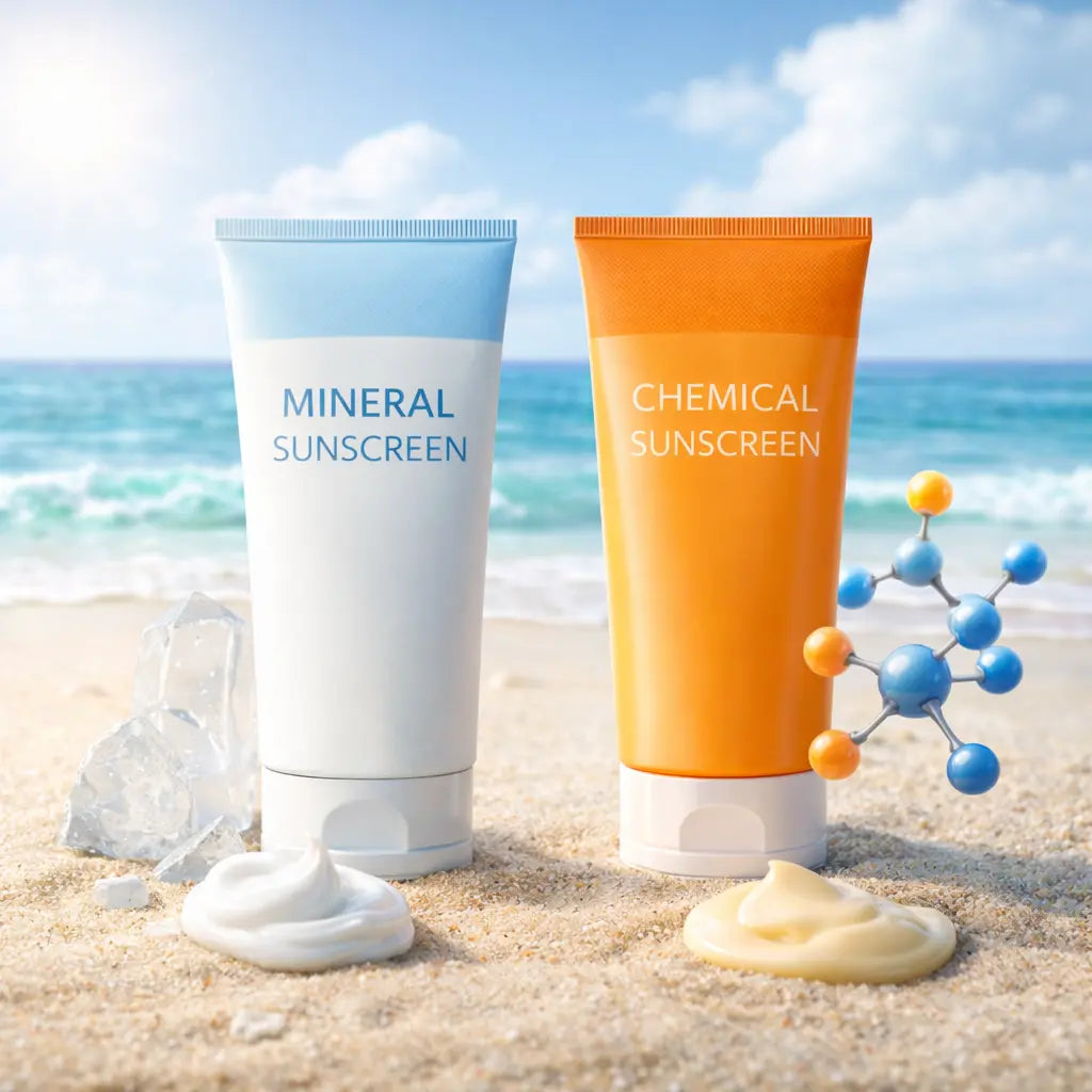 Mineral vs Chemical Sunscreen: What’s the Difference?