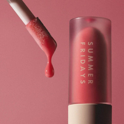 Summer Fridays Dream Lip Oil - Hydrating Tinted Lip Gloss Oil (0.15 Oz)