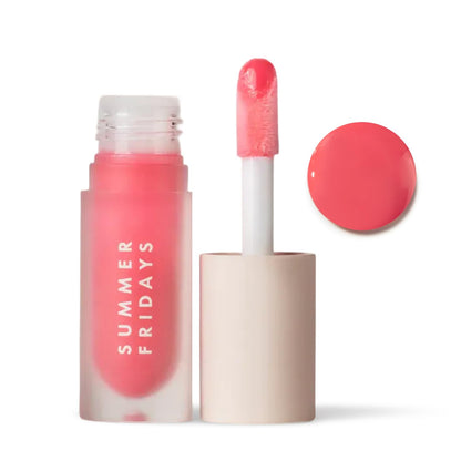 Summer Fridays Dream Lip Oil - Hydrating Tinted Lip Gloss Oil (0.15 Oz)