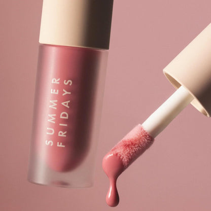 Summer Fridays Dream Lip Oil - Hydrating Tinted Lip Gloss Oil (0.15 Oz)