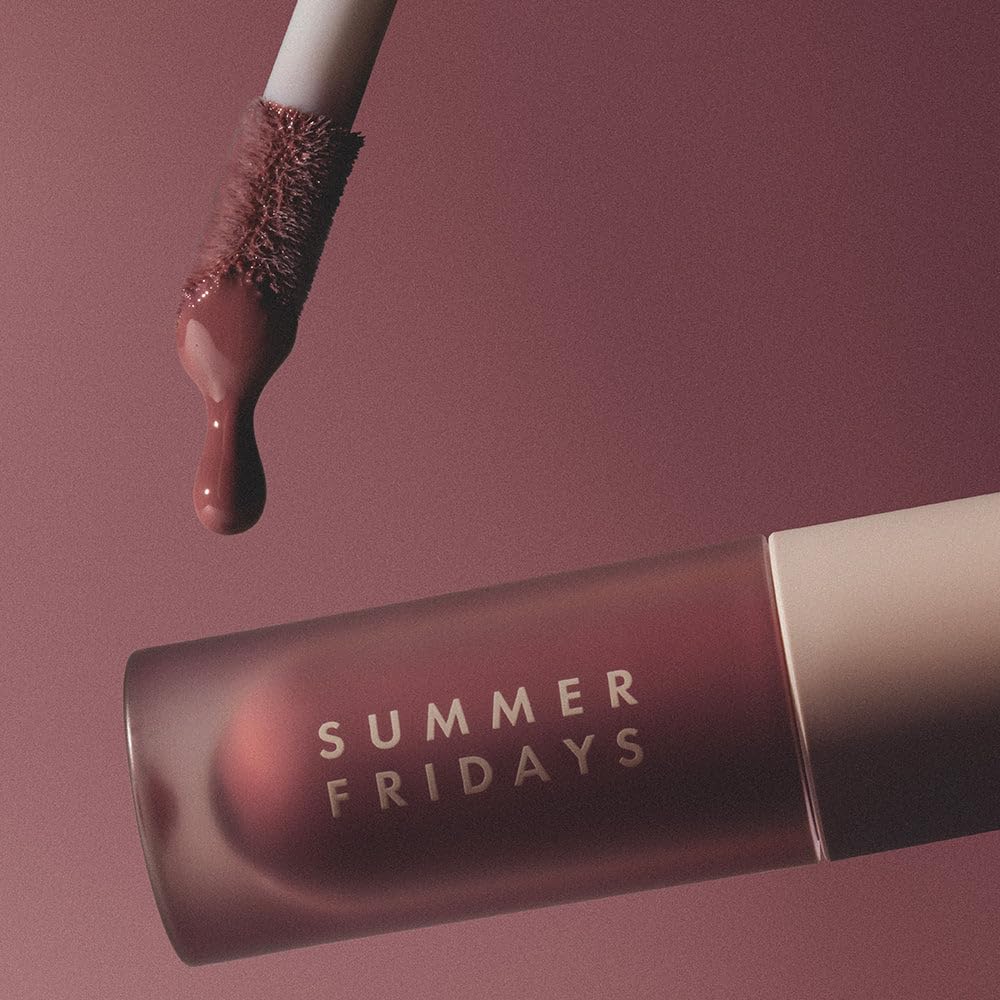 Summer Fridays Dream Lip Oil - Hydrating Tinted Lip Gloss Oil (0.15 Oz)