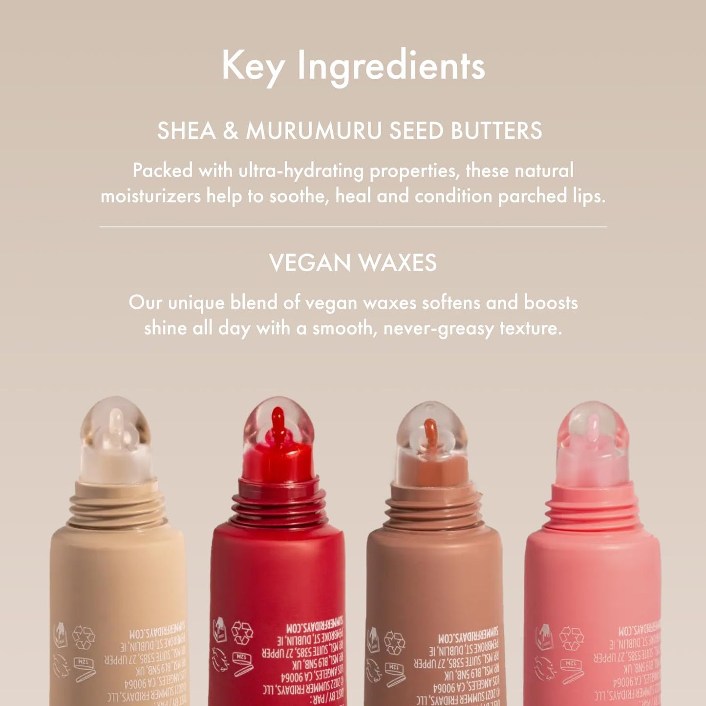 Summer Fridays Lip Butter Balm - Moisturizing Lip Gloss for Instant Shine (0.5 Oz)