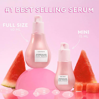 Glow Recipe Watermelon Niacinamide Dew Drops, Korean Niacinamide Serum (40ml)