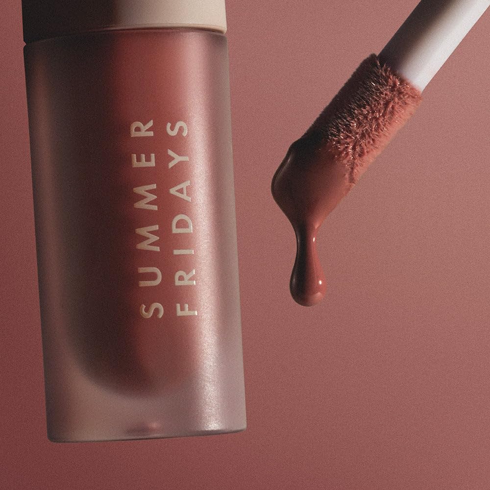 Summer Fridays Dream Lip Oil - Hydrating Tinted Lip Gloss Oil (0.15 Oz)