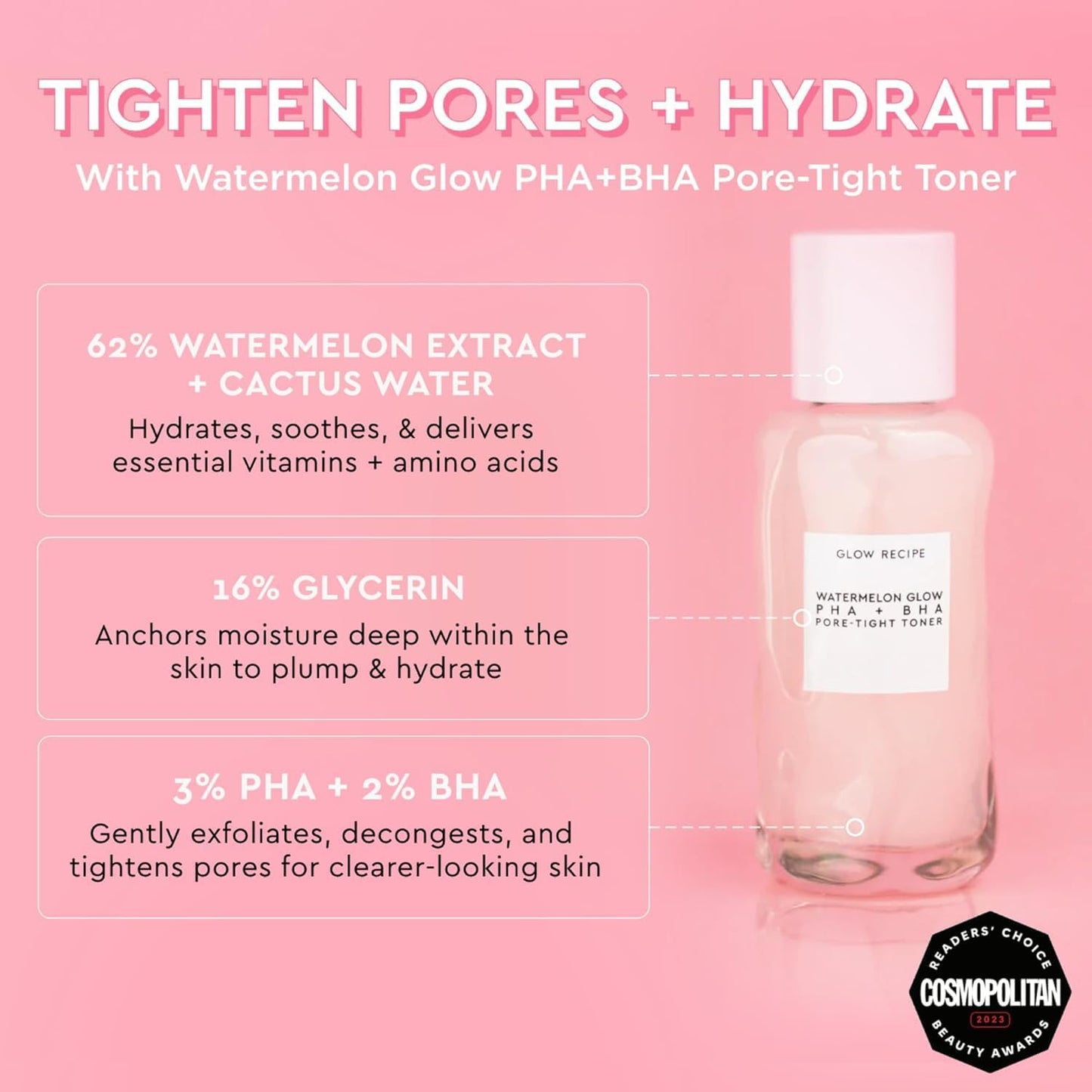 Glow Recipe Watermelon Niacinamide Dew Drops, Korean Niacinamide Serum (40ml)