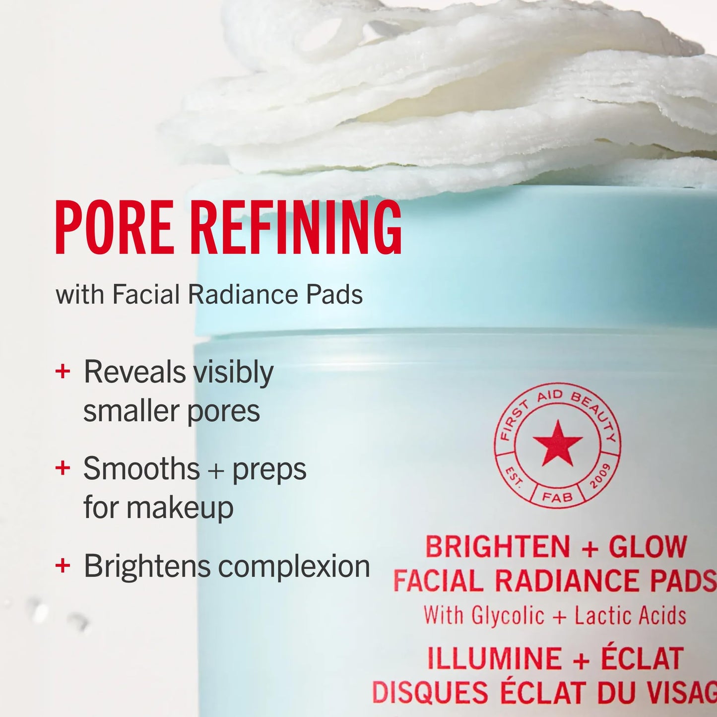 First Aid Beauty Brighten + Glow Facial Radiance Pads