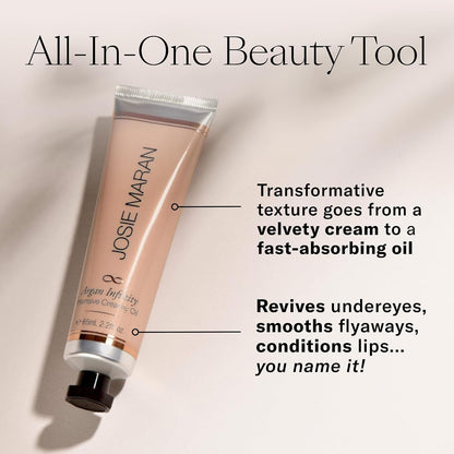 Josie Maran Intensive Creamy Oil - Multi-Tasking Skin Moisturizer (2.2 Fl Oz)