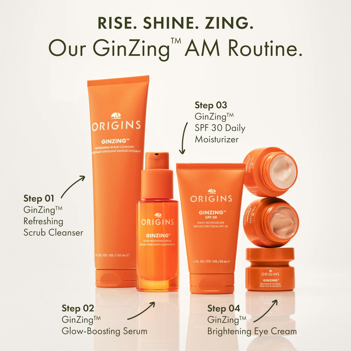 Origins GinZing Brightening Eye Cream with Vitamin C (0.5 Fl Oz)