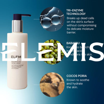 ELEMIS Dynamic Resurfacing Facial Wash, Anti-Aging Exfoliating Face Wash and Enzyme Gel Cleanser for All Skin Types