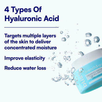 Bliss Drench & Quench Hyaluronic Acid Cream to Water Moisturizer (1.7 fl oz)