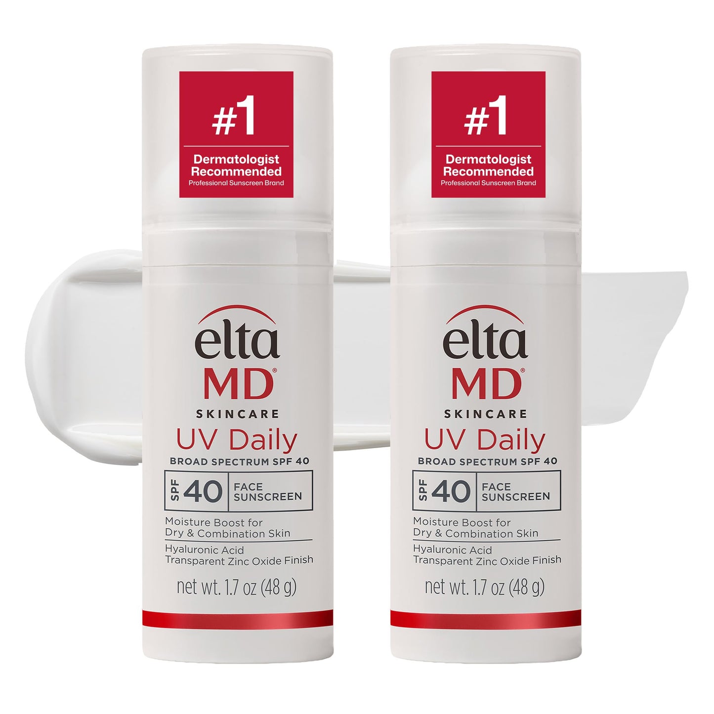 EltaMD UV Daily SPF 40 Face Sunscreen Moisturizer with Zinc Oxide, Daily Face Moisturizer with SPF, Sunscreen for Dry Skin