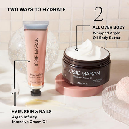 Josie Maran Intensive Creamy Oil - Multi-Tasking Skin Moisturizer (2.2 Fl Oz)