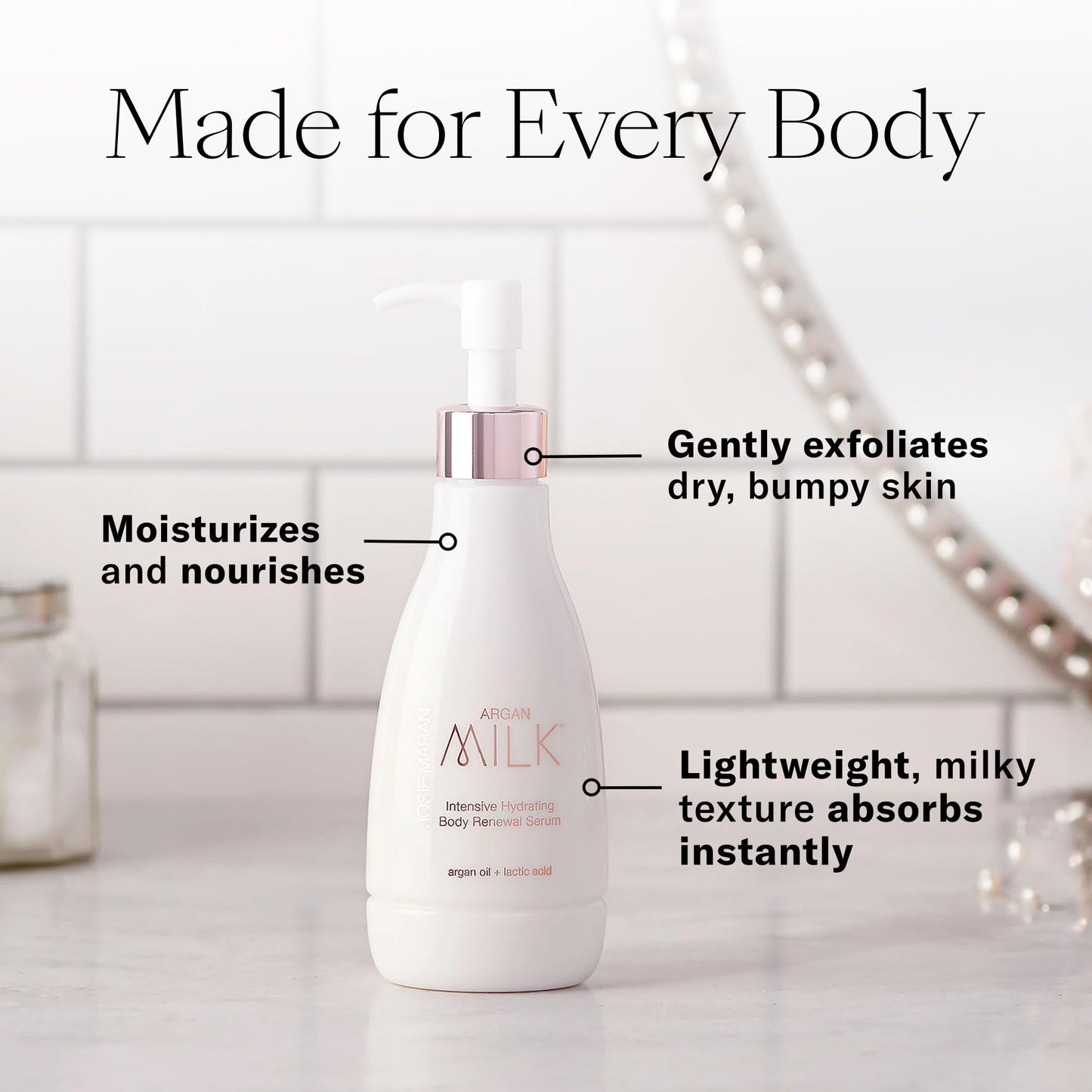 Josie Maran Argan Milk Body Serum (13.4 Oz)