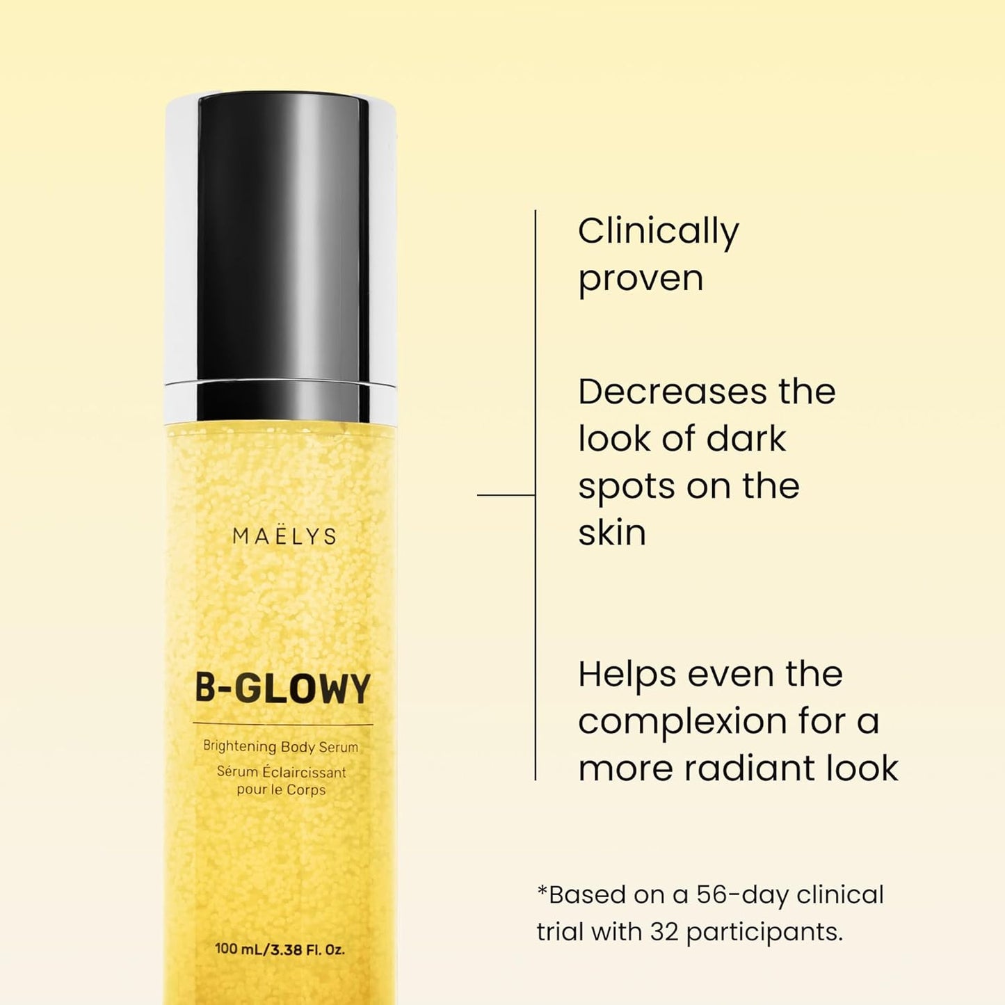 MAËLYS B-GLOWY Brightening Body Serum (3.4 Fl Oz)