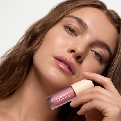 Summer Fridays Dream Lip Oil - Hydrating Tinted Lip Gloss Oil (0.15 Oz)