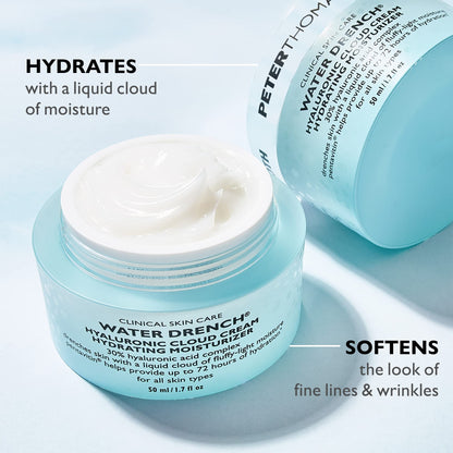 Peter Thomas Roth Water Drench Hyaluronic Cloud Cream Hydrating Refillable Moisturizer (1.7 oz)