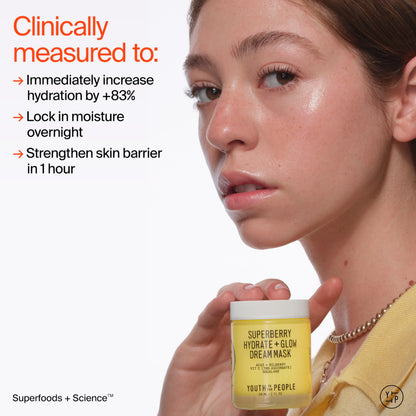 Youth To The People Superberry Hydrate + Glow Dream Mask (2 Fl Oz)