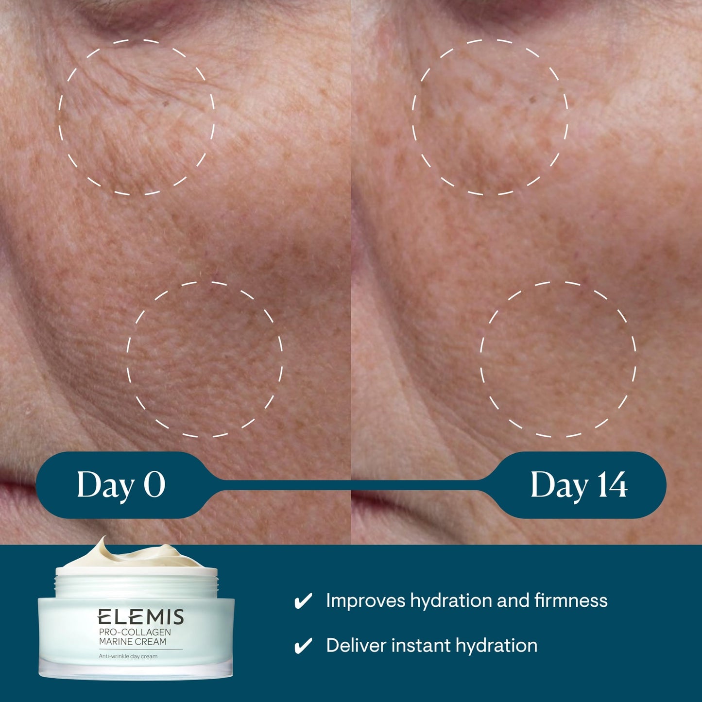 ELEMIS Pro-Collagen Marine Cream, Hydrating Day Cream
