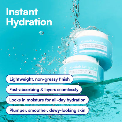 Bliss Drench & Quench Hyaluronic Acid Cream to Water Moisturizer (1.7 fl oz)