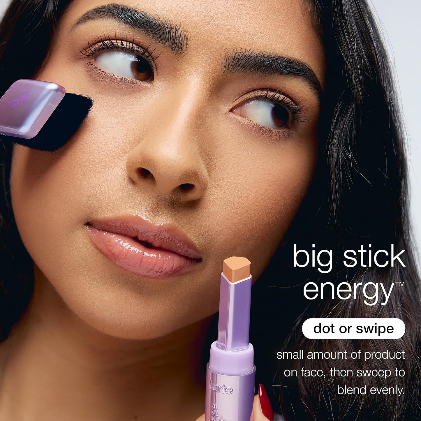 tarte shape tape blur concealer stick brush