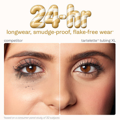 tarte tartelette XL tubing mascara – Lash Extensions in a Tube with Peptide (Full Size)