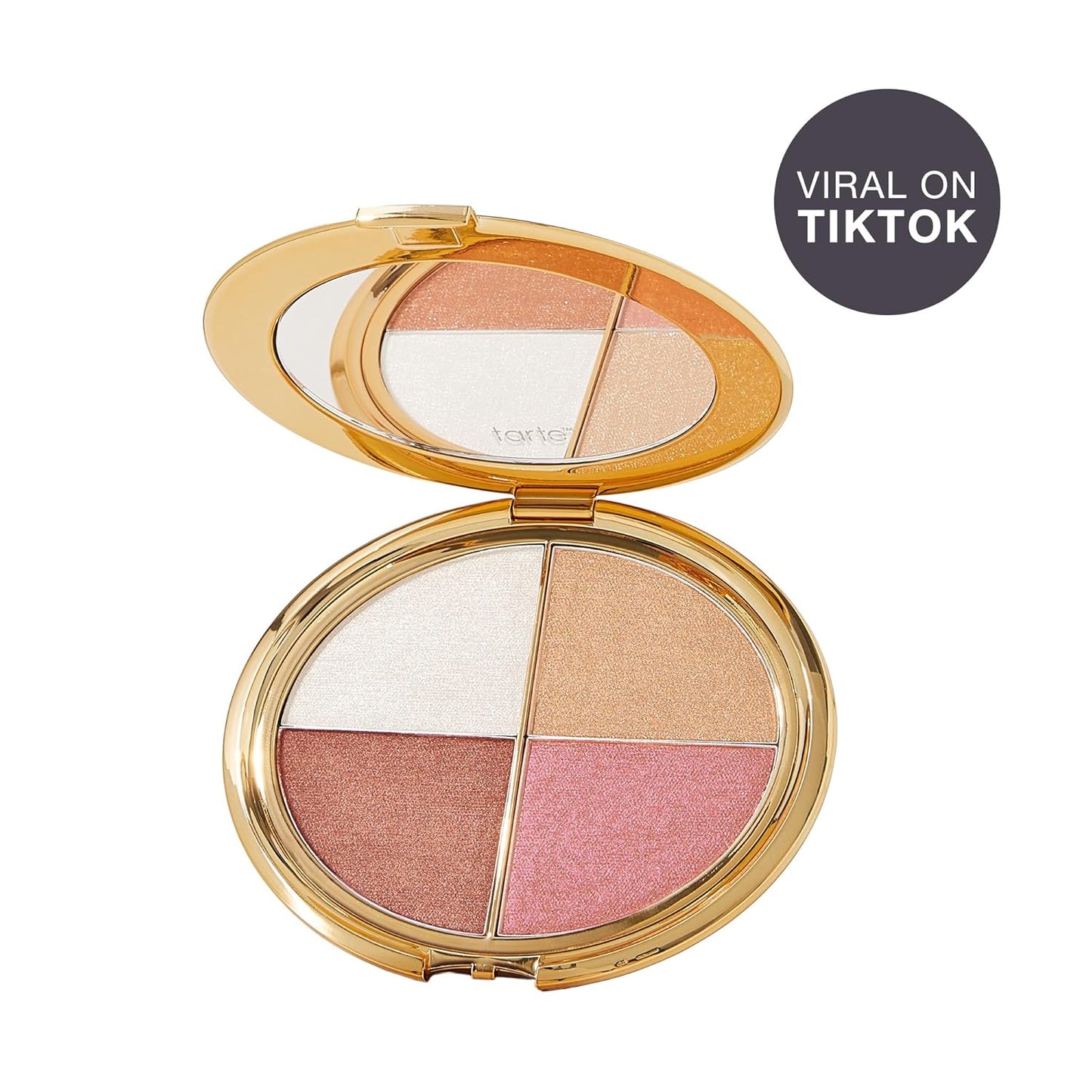 tarte glow wardrobe highlighting eye & cheek palette – full size