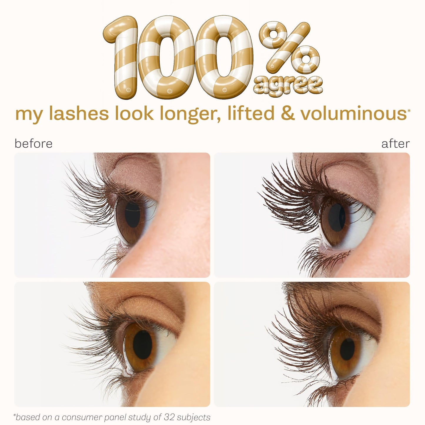 tarte tartelette XL tubing mascara – Lash Extensions in a Tube with Peptide (Full Size)