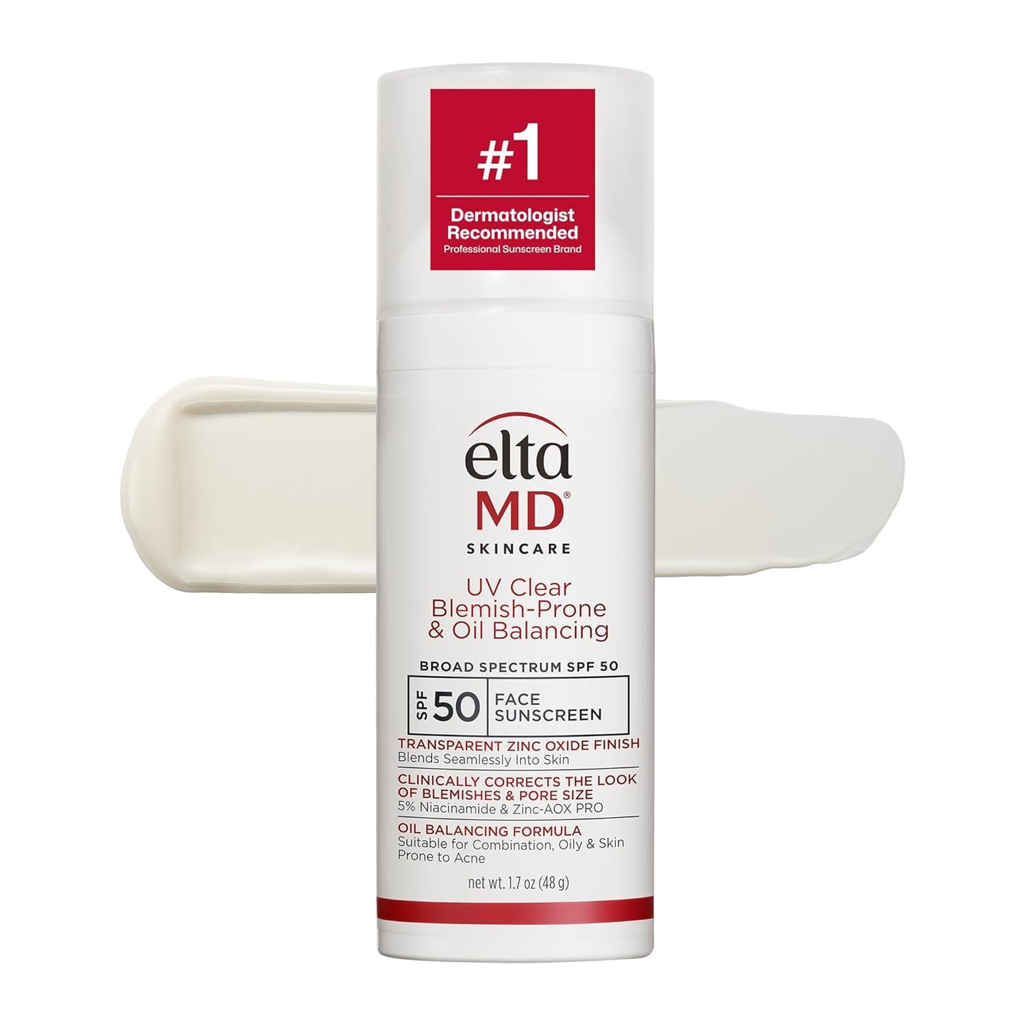 EltaMD UV Clear road-Spectrum SPF 50 Blemish-Prone & Oil Balancing (1.7 oz)