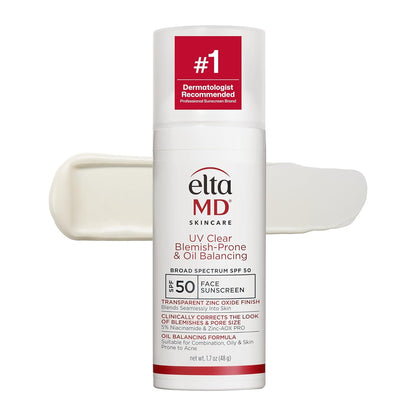 EltaMD UV Clear road-Spectrum SPF 50 Blemish-Prone & Oil Balancing (1.7 oz)