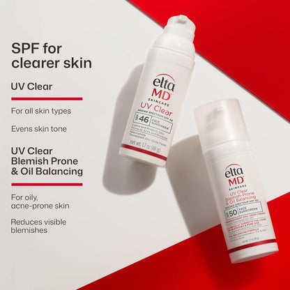 EltaMD UV Clear road-Spectrum SPF 50 Blemish-Prone & Oil Balancing (1.7 oz)