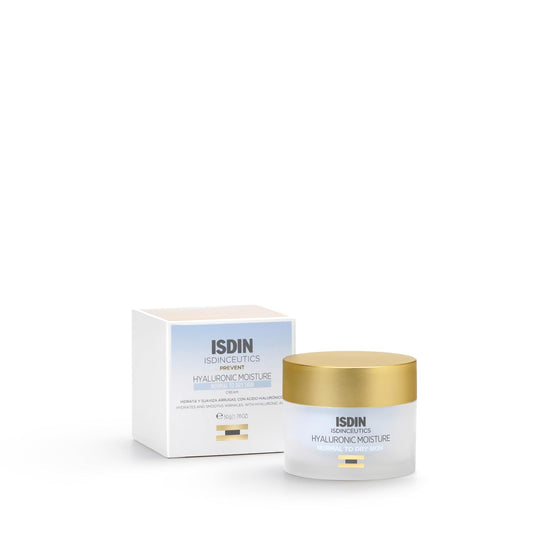 ISDIN skincare product with packaging on a white background