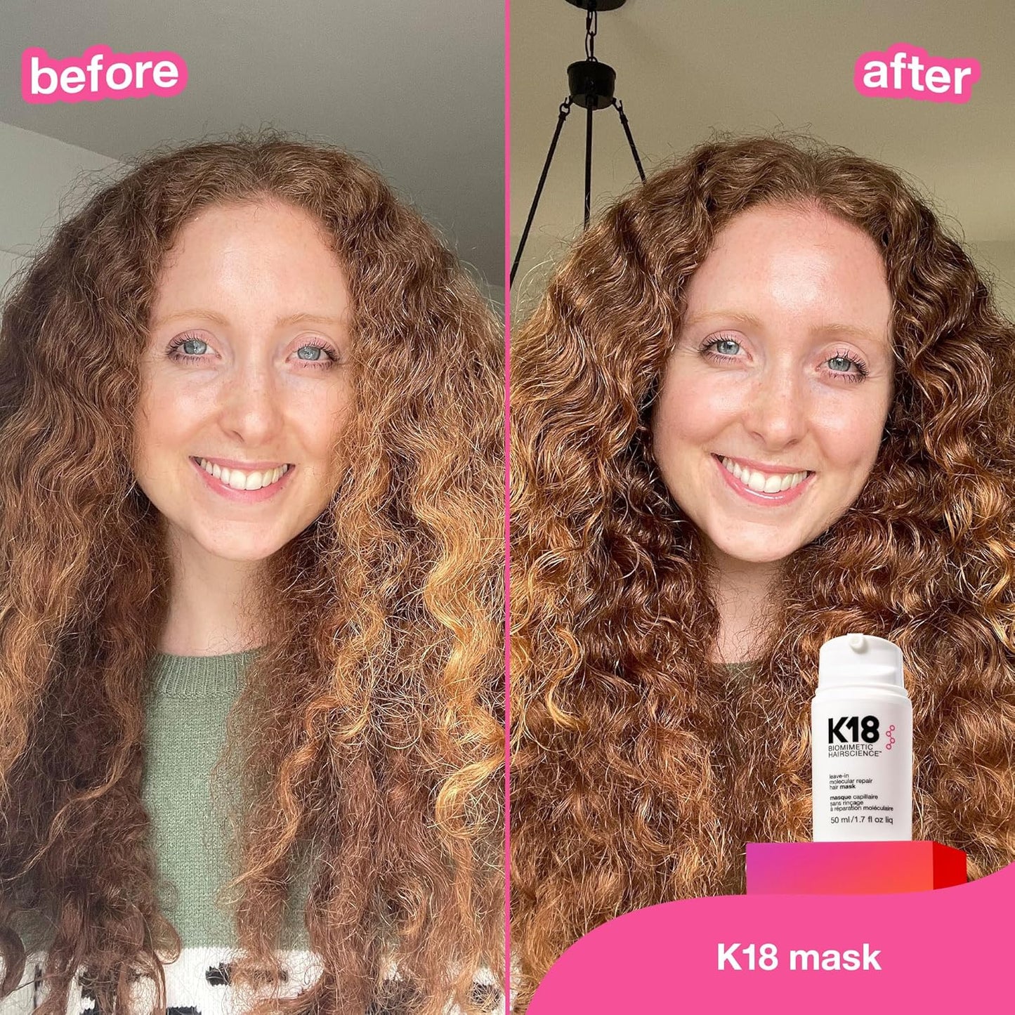 K18 Leave-In Molecular Repair Hair Mask (1.7 oz, 50ml)