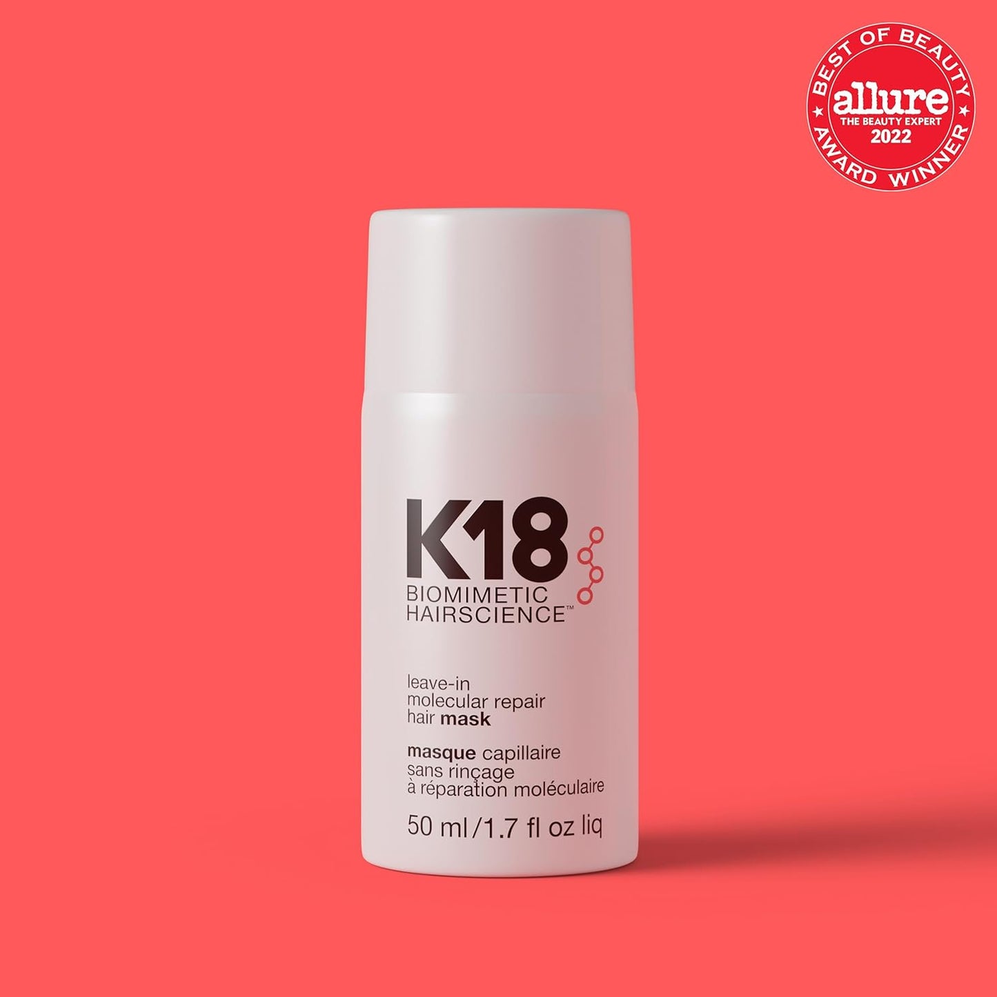 K18 Leave-In Molecular Repair Hair Mask (1.7 oz, 50ml)